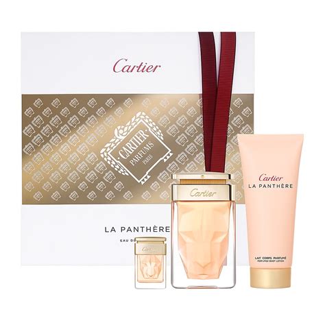 cartier la panthere lotion|cartier la panthere set.